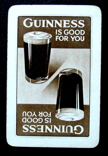 Single playing card guinness - ,