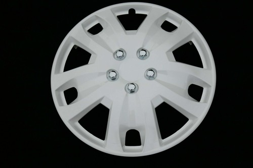 White wheel trims hub cap - white,