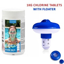 Chlorine tablets floating - chlorine, +