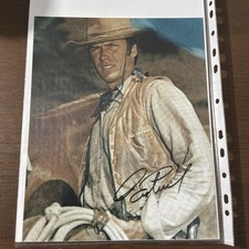 Clint Eastwood Signed 10x8