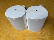 Jamo White Compact Speakers x 2 Surround Sound Mountable Brackets