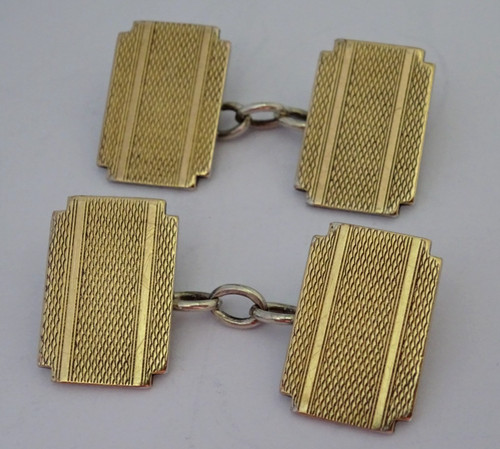 Fabulous pair vintage 9ct - , gold