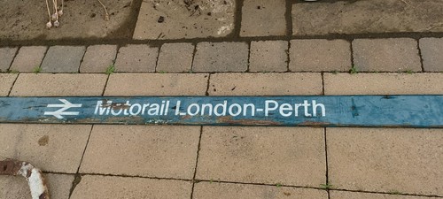 Original railways train sign - original,