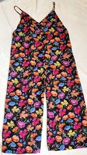 Topshop Wide Leg Bright Floral