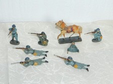 Lot Elastolin Figures Soldiers