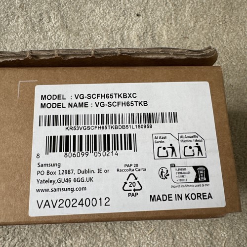 Samsung scff65tkbxc - samsung, vg-scff65tkbxc