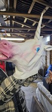 Unicorn Latex Head Mask Mint