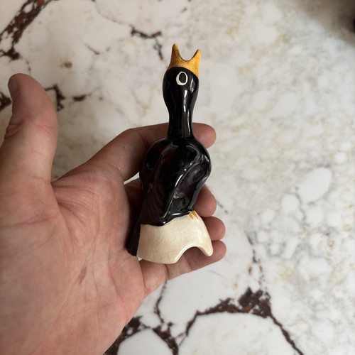 Vintage pottery blackbird - pottery,