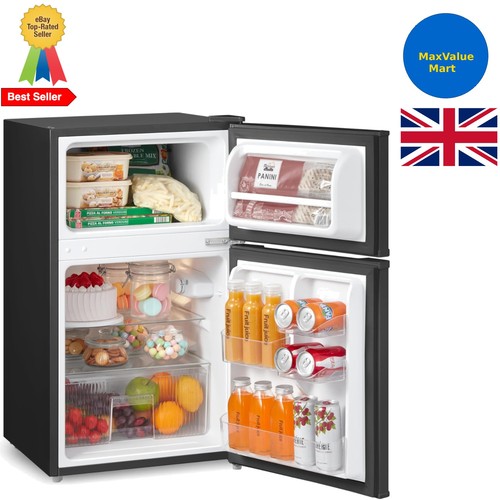 Compact 87l black fridge - 87l,