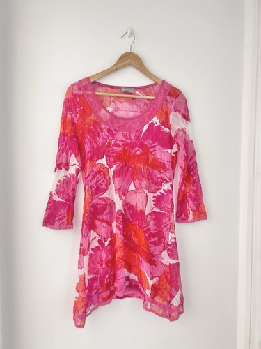Y2k floral sheer mesh beach - floral,