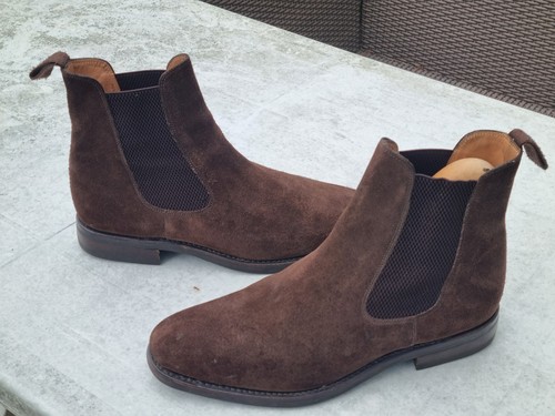 Loake hickstead brown - hickstead, suede