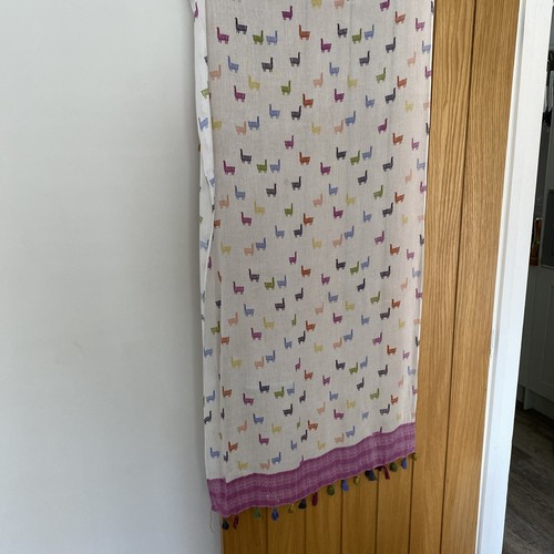 White stuff printed scarf - scarf,
