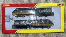 Hornby Railroad Class 43 HST R30375 Chassis, R3608 Bodies - BR Blue - New