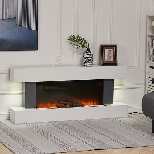 Modern led fireplace surround - modern,
