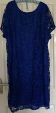 Beautiful Blue Joanna Hope Lace Dress Size 28 