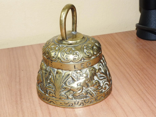 Vintage brass sanctuary bell - brass,