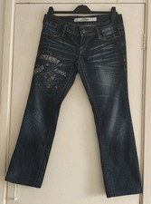 Ed Hardy by Christian Audigier Size 29 White Label Low Rise  Jeans Straight leg 
