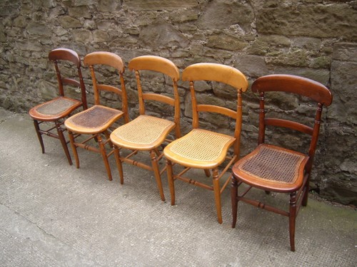 Five original antique