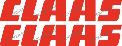 Claas stickers car van - claas,