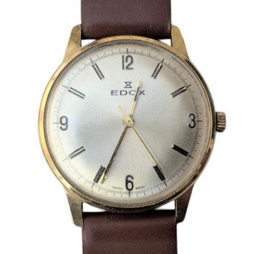 Mens edox vintage watch swiss - vintage,
