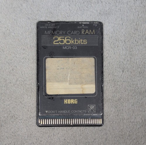 Korg mcr 256k ram memory - korg,