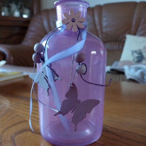 Lilac decorative glass - lilac,