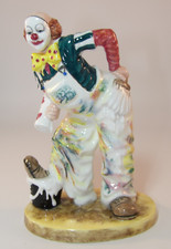 Coalport 7 1/2" Cavalcade Of Clowns Figurine Auguste's Mishap c1990 Excellent