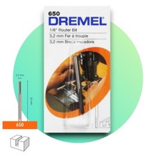 Dremel 650 Small Straight Router Bit (HSS) 3.2 mm Straight Bits - 2615065032