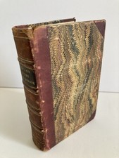 Antique 1829 Victorian Leather