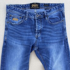 Superdry OFFICER Jeans Blue