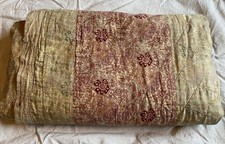 Large Vintage 1940s Patchwork Bedspread - See Details