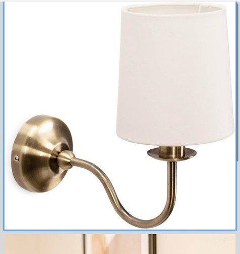 Antique brass wall - wall, lights