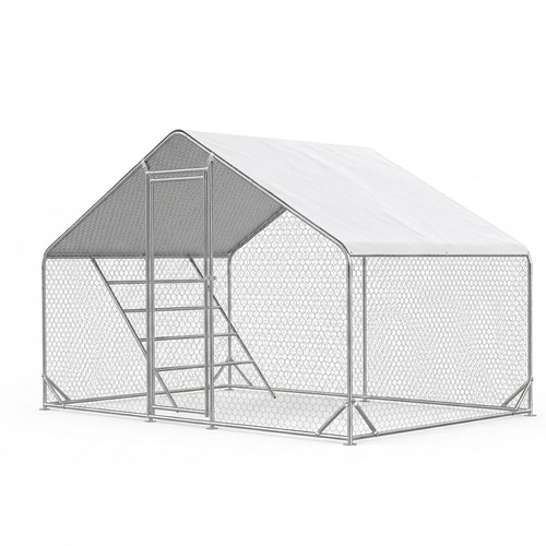 Metal chicken coop 6 - chicken, 6.5