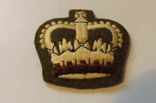 Military cloth badge - cloth, warrant