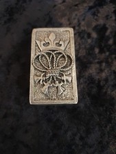 Sealed Knot Pill Box, Pewter