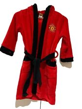 Red Manchester United branded Children house coat robe Bath Robe 7-8 Years