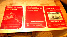 VINTAGE BALER 3 JONES/ALLIS CHALMERS SPARE PARTS LISTS FOR MODELS MK 10/12,16,18