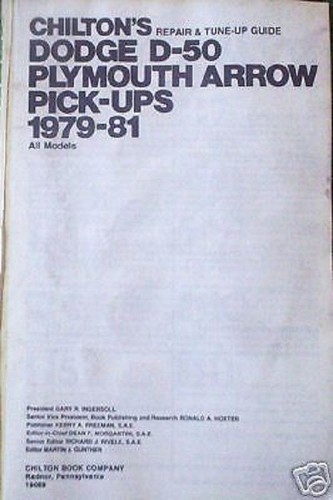 Chiltons dodge plymouth - chiltons,