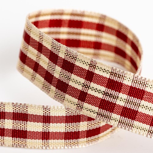Tartan ribbon metre reel - metre,