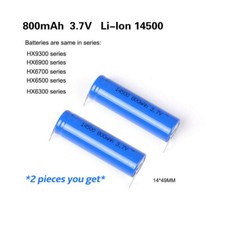 2X NEW 800mAh Li-ION battery
