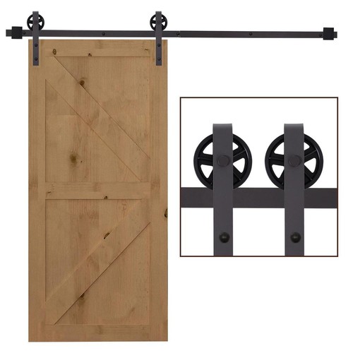 6ft modern single sliding - 6ft, barn