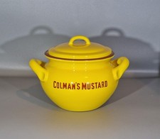 Colman's Mustard  Advertising Casserole Pot With Lid