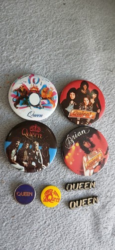 Queen vintage pin badges - 8,