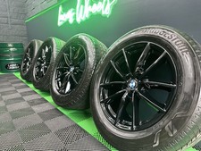 BMW X5 G05 X6 G06 18” Powder Coated Black Alloy Wheels 6880684 & 5/6mm+ Tyres!