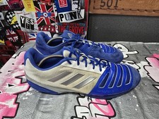  Adidas D'Artagnan V Blue & White Fencing Shoes  Mens  Size UK 12 EU 47.5 