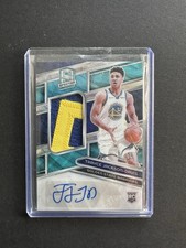 2023-24 Panini Spectra Trayce Jackson-Davis Rookie Patch Auto #/20Warriors RC