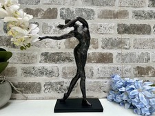 29cm Dancing Figurine Dancer Ornament Sculpted Statue in Black