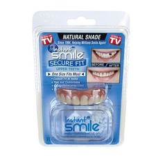 Just Released - Instant Smile Secure Fit Upper Teeth Veneer - Natural Shade