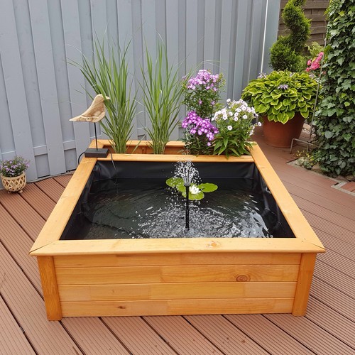 Raised square garden solar - raised,