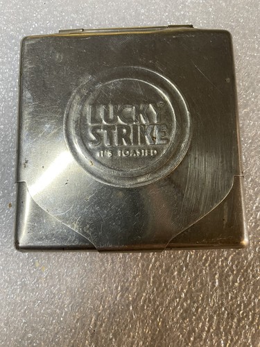 Lucky strike cigarette tin - strike,